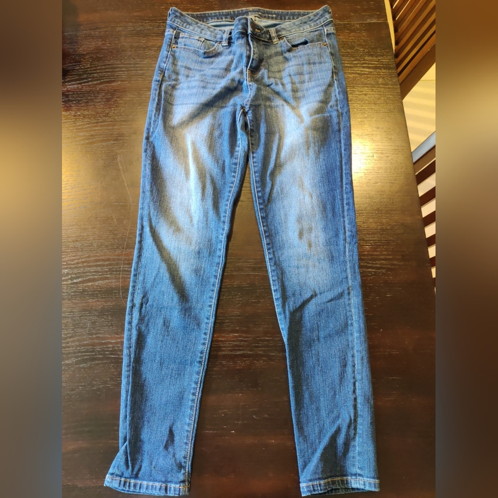 New York & Company Blue Boyfriend Jeans